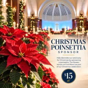 Christmas Poinsettia Sponsor